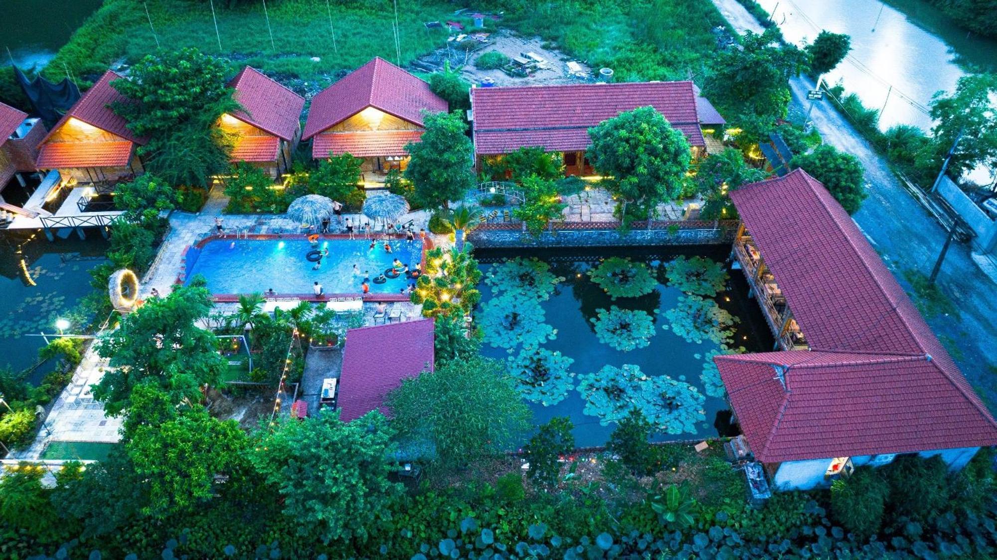 Trang An Quynh Trang Happy Homestay & Garden Ниньбинь Экстерьер фото